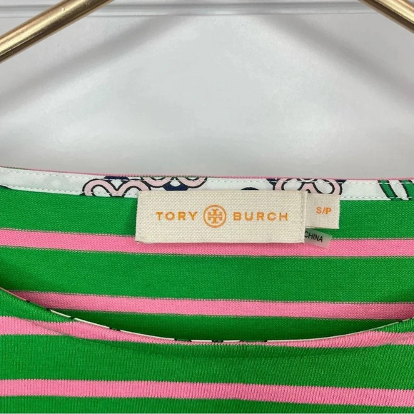 Tory Burch Boat Neck Diver Striped Top Small - Picture 10 of 11